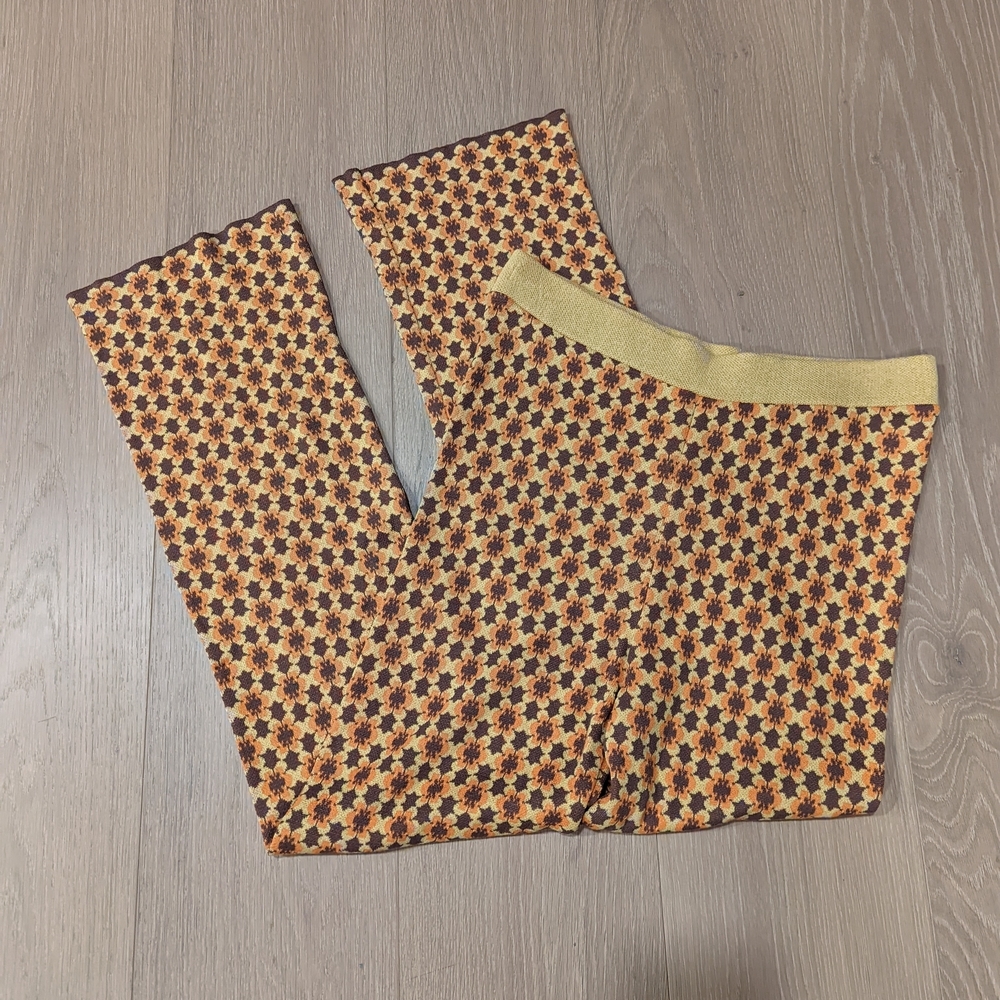 Fall Print Knit Pants - Picture 2 of 6